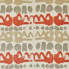 Lee Jofa Altamira Red / Grey BFC-3649-1121 Blithfield Collection Multipurpose Fabric