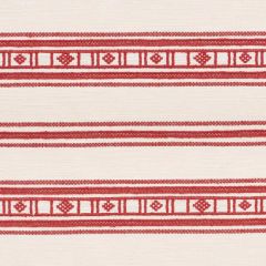 F Schumacher Buena Vista Red 74480 Primitive Beauty Collection Indoor Upholstery Fabric