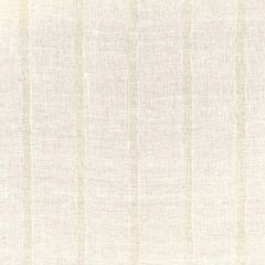 F. Schumacher Elba Linen Stripe Ivory / Oat 67610 Firenze / Sheers Collection