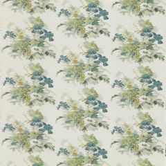 GP and J Baker Bird and Iris Soft Teal BP10774-4 Signature Prints Collection Multipurpose Fabric