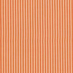 F Schumacher Edie Stripe Orange 71308 Essentials Classic Stripes Collection Indoor Upholstery Fabric