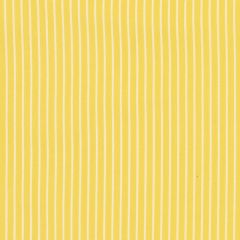 F Schumacher Edie Stripe Yellow 71307 Essentials Classic Stripes Collection Indoor Upholstery Fabric
