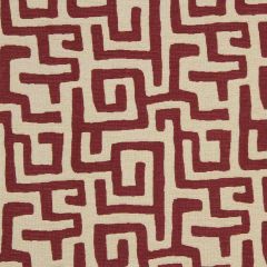 Robert Allen Maze Along Berry Crush 221603 Color Library Collection Indoor Upholstery Fabric