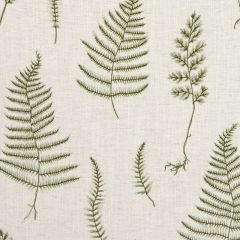 Clarke and Clarke Lorelle Natural / Forest F1092-03 Botanica Fabric Collection Multipurpose Fabric