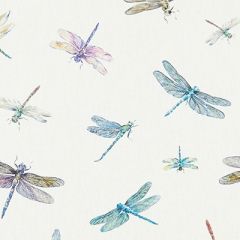 Clarke and Clarke Dragonflies Cream F1264-01 Multipurpose Fabric