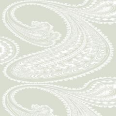 Cole and Son Rajapur White / Olive 95-2063 Contemporary Restyled Collection Wall Covering
