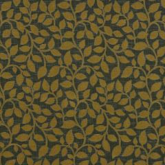 Robert Allen Contract Swaying Vine Mustard 216916 Indoor Upholstery Fabric