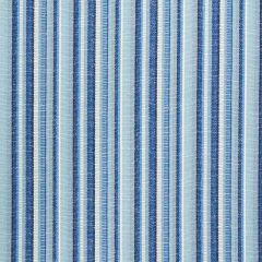 F Schumacher Primavera Stripe Sea 73112 Indoor / Outdoor Prints and Wovens Collection Upholstery Fabric