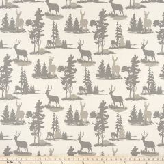 Premier Prints Mountain Antler Lead Macon Explore and Discover Collection Multipurpose Fabric
