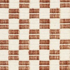 F Schumacher Elkhart Brown 76742 Folk Art Collection Indoor Upholstery Fabric