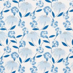 F Schumacher Bouquet Toss Afternoon Blue 177852 by Celerie Kemble Indoor Upholstery Fabric