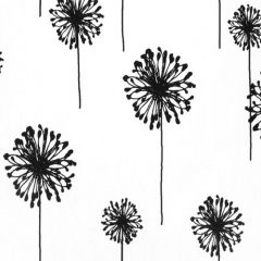 Premier Prints Dandelion White Black Multipurpose Fabric