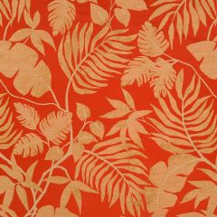 Beacon Hill Positano Palm Coral 247824 Silk Jacquards and Embroideries Collection Drapery Fabric
