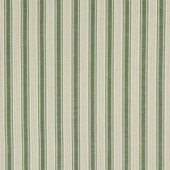 F Schumacher Ojai Stripe Leaf Green 73005 by Mark D. Sikes Indoor Upholstery Fabric