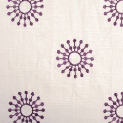 Duralee Ramdsen Purple 73021-49 Barton Embroideries Collection by Alfred Shaheen Multipurpose Fabric