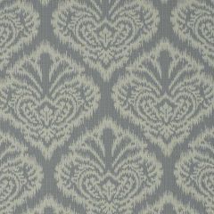 Robert Allen Ikat Damask Pewter 210527 Indoor Upholstery Fabric