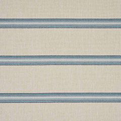 F Schumacher Garden Stripe  Blue 75973 Indoor/Outdoor Recolors Collection Upholstery Fabric