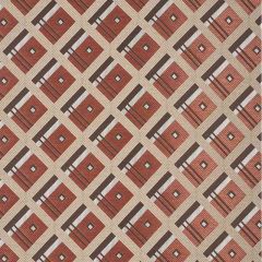 F Schumacher Legrad Argyle Cognac 76010 Club Cavalier Collection Indoor Upholstery Fabric