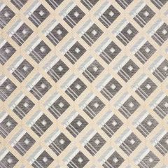 F Schumacher Legrad Argyle Charcoal 76011 Club Cavalier Collection Indoor Upholstery Fabric