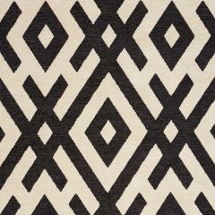 F Schumacher Equix Black 76020 Club Cavalier Collection Indoor Upholstery Fabric