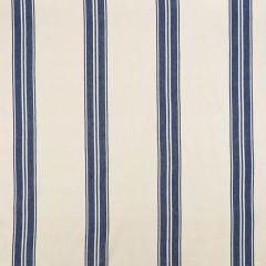 F Schumacher Brentwood Stripe Cobalt 70872 by Mark D Sikes Indoor Upholstery Fabric
