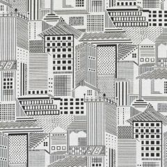 Duralee Black 21115-12 Black and White Prints and Wovens Multipurpose Fabric