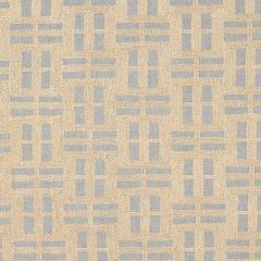 Thibaut Lock Embroidery Gold on Grey AW73002 Meridian Collection Indoor Upholstery Fabric