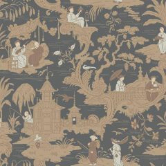 Cole and Son Chinese Toile Charcoal 100-8040 Archive Anthology Collection Wall Covering