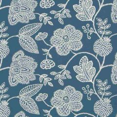 Robert Allen Garden Stitch Denim 258806 Nomadic Color Collection Indoor Upholstery Fabric
