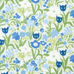 F Schumacher Crewel Garden Sky 78290 Exquisite Embroideries Collection Indoor Upholstery Fabric