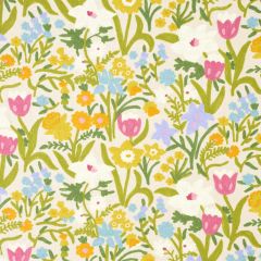 F Schumacher Crewel Garden Multi 78291 Exquisite Embroideries Collection Indoor Upholstery Fabric