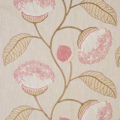 F Schumacher Celinda Embroidery Blush 78302 Exquisite Embroideries Collection Indoor Upholstery Fabric