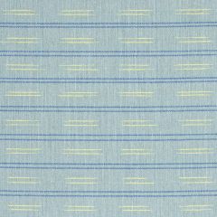 F Schumacher Ainsley Stripe  Sky 78580 Indoor Outdoor Prints and Wovens Collection Upholstery Fabric