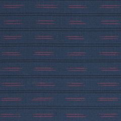 F Schumacher Ainsley Stripe  Navy 78581 Indoor Outdoor Prints and Wovens Collection Upholstery Fabric
