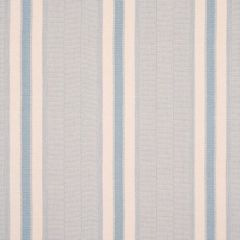 F Schumacher Ipala Hand Woven Stripe Sky 78834 by A Rum Fellow Indoor Upholstery Fabric