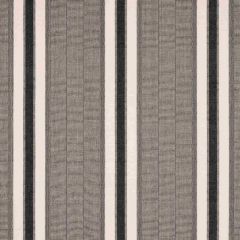 F Schumacher Ipala Hand Woven Stripe Pitch 78836 by A Rum Fellow Indoor Upholstery Fabric