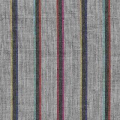 F Schumacher Corcha Hand Woven Stripe Mono Multi 78840 by A Rum Fellow Indoor Upholstery Fabric