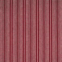 F Schumacher Panan Hand Woven Stripe Claret 78850 by A Rum Fellow Indoor Upholstery Fabric
