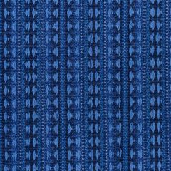 F Schumacher Tarnby Stripe Indigo 79081 Scandinavian Modern Collection Indoor Upholstery Fabric
