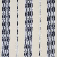 F Schumacher Lubeck Stripe Navy 79090 Scandinavian Modern Collection Indoor Upholstery Fabric