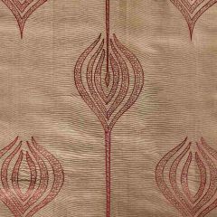 Lee Jofa Modern Tulip Embroidery Rust GWF-2928-22 by Allegra Hicks Indoor Upholstery Fabric