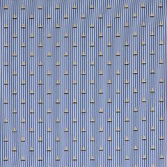 F Schumacher Ludus Stripe Blue 79361 Misterioso Collection Indoor Upholstery Fabric