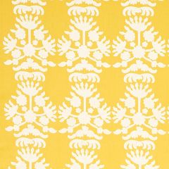 F Schumacher Cybele Embroidery Yellow 79471 Bohemia Collection Indoor Upholstery Fabric