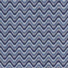 F Schumacher Bargello Wave Blue 73440 Happy Together Collection Indoor Upholstery Fabric