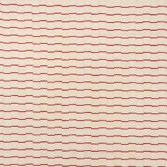 F Schumacher Lines Red 71212 by David Kaihoi Indoor Upholstery Fabric