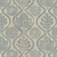 Lee Jofa Oakleaves Blue / Oatmeal BFC-3515-15 Blithfield Collection Multipurpose Fabric