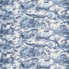 F Schumacher Pavillon Chinois Lapis 175101 Indoor Upholstery Fabric