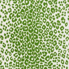 F Schumacher Iconic Leopard Green 177322 Indoor / Outdoor Prints and Wovens Collection Upholstery Fabric