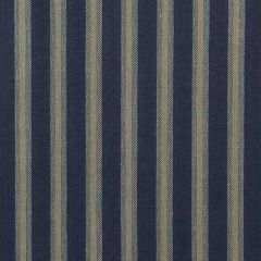 Mulberry Home Chester Stripe Indigo FD760-H10 Festival Collection Indoor Upholstery Fabric