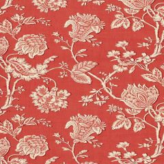 F Schumacher Soleil Indienne Coral 173030 Plein Air Collection Upholstery Fabric